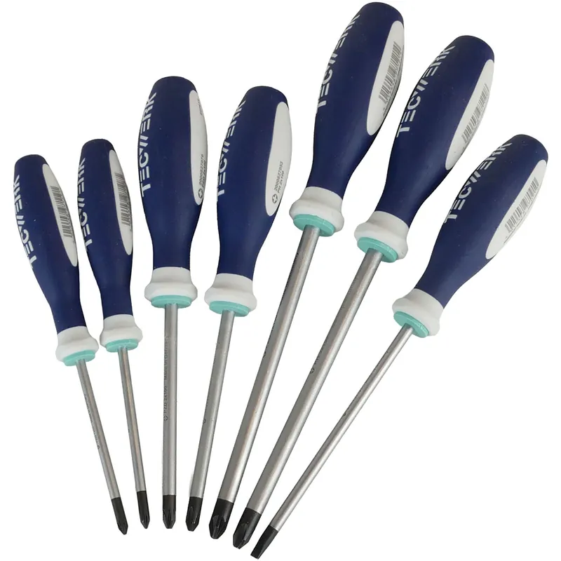 Sonderangebot Tecwerk Schraubendreher-Satz Schlitz/PH/PZD 7-teilig 3-K-Griff