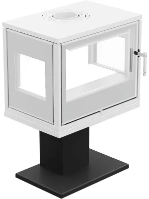HITZE Bodenstandfuß eckig für Kamin CUBO CF3S-700 Schneller Versand